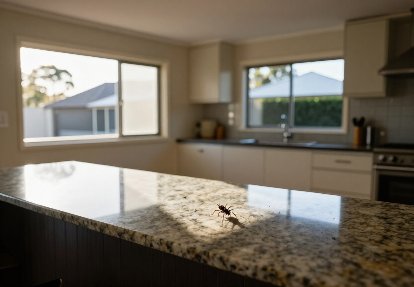 Ant-free living room in Green Valley after treatment